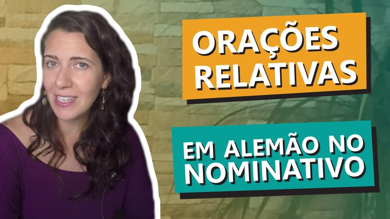 Orações relativas em Alemão no nominativo #nominativoemalemao #alemaoparainiciantes #ingridlenk