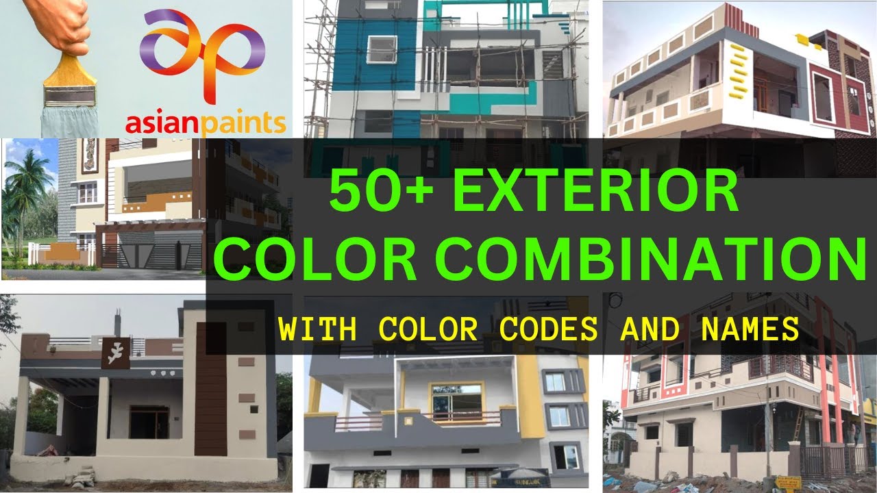 Color Combination For home outside With Color Codes and names From Asian Paints 2026