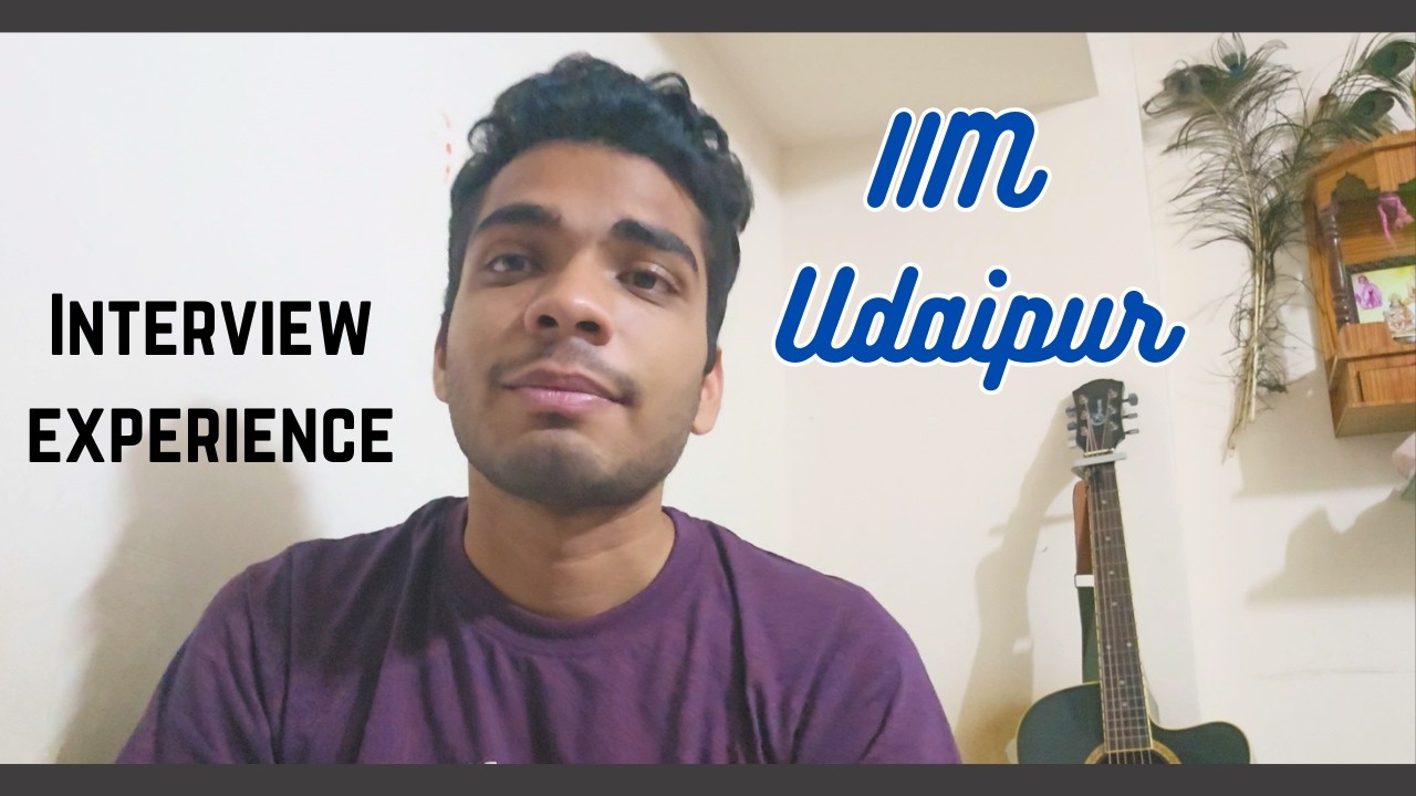 IIM Udaipur interview experience!