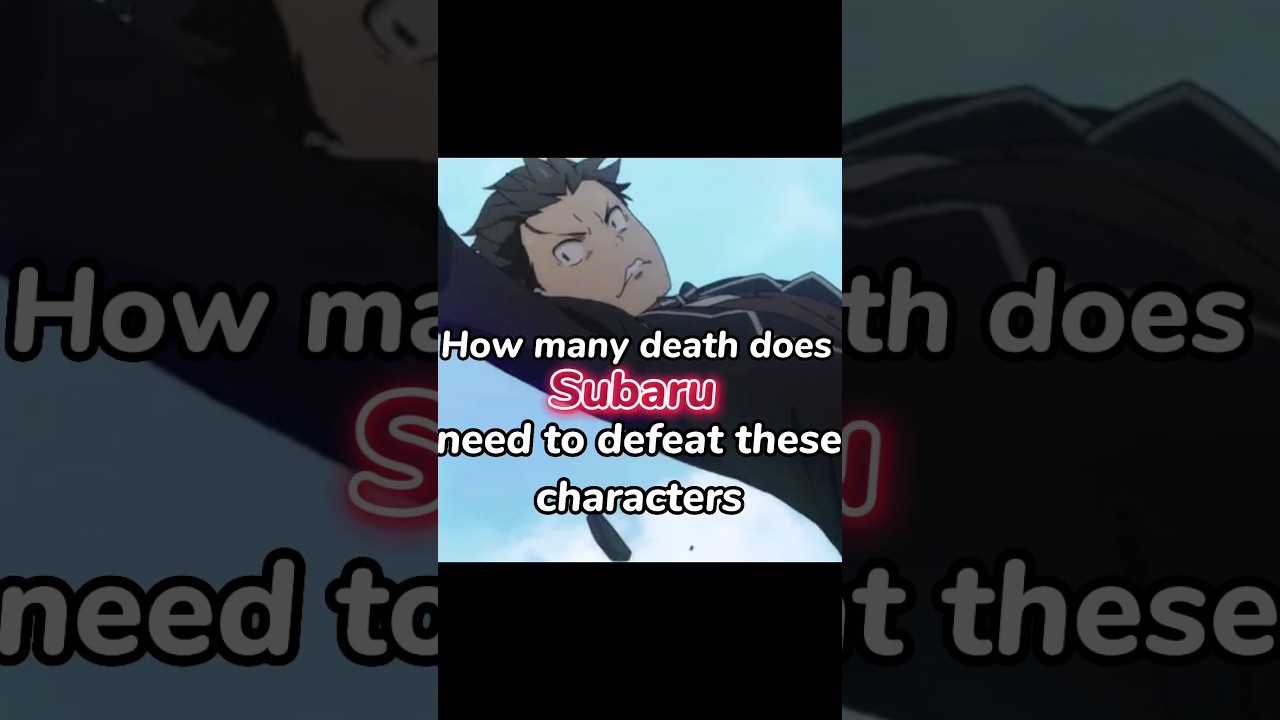 Subaru from light novel #rezero #subaru #anime