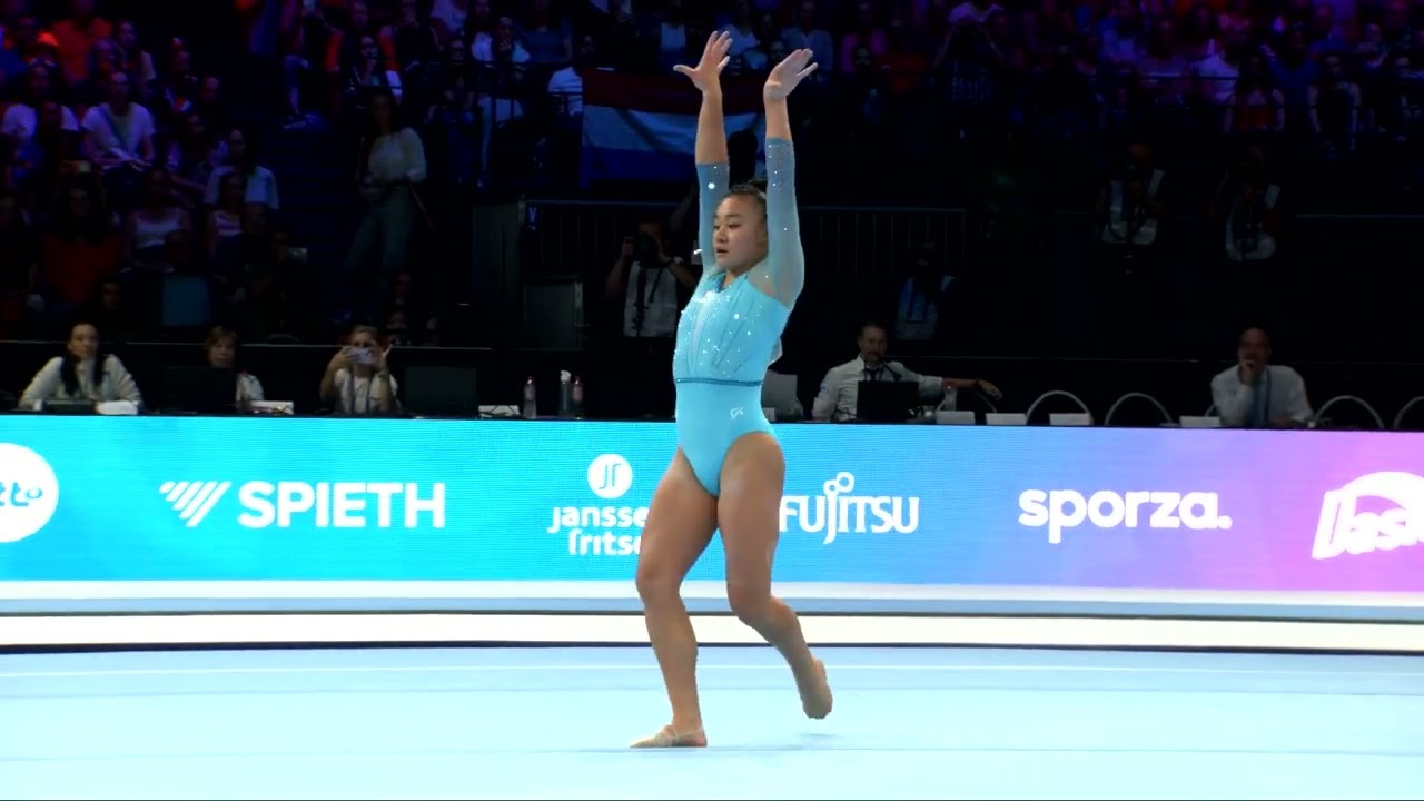 WONG Leanne (USA)_2023 Artistic Worlds, Antwerp (BEL)_Qualifications_Floor Exercise