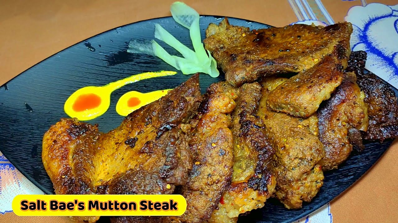 Salt Bae's Mutton Steak | Mutton Steak Recipe | Bakra Eid Special Recipe | Cook With Fara