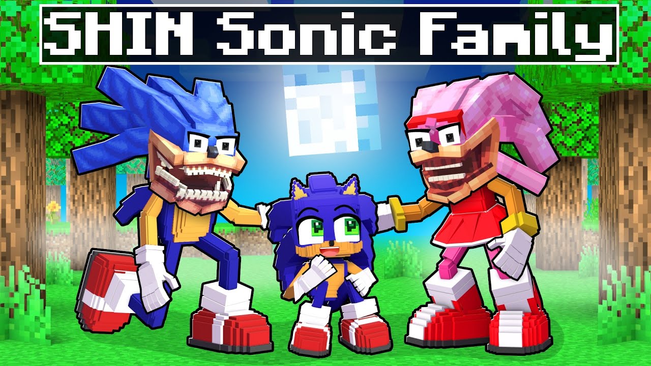 Having a SHIN SONIC FAMILY in Minecraft