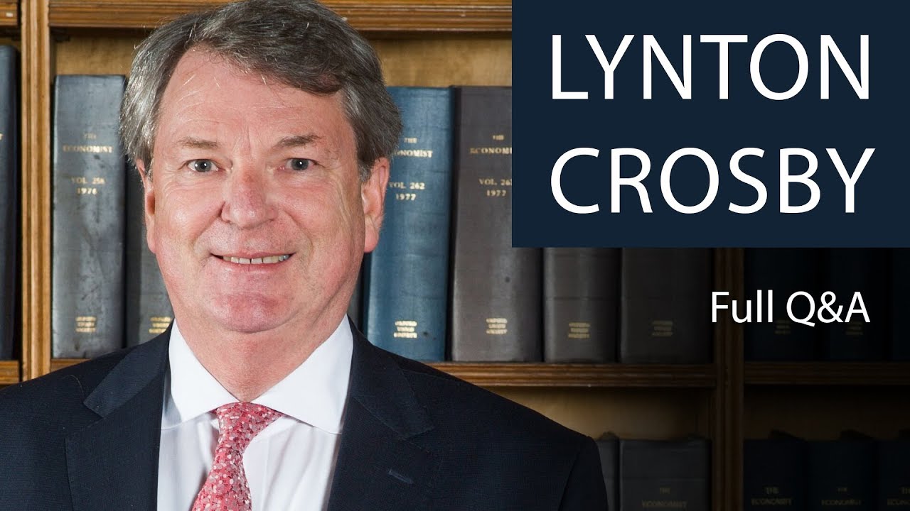 Lynton Crosby | Full Q&A | Oxford Union
