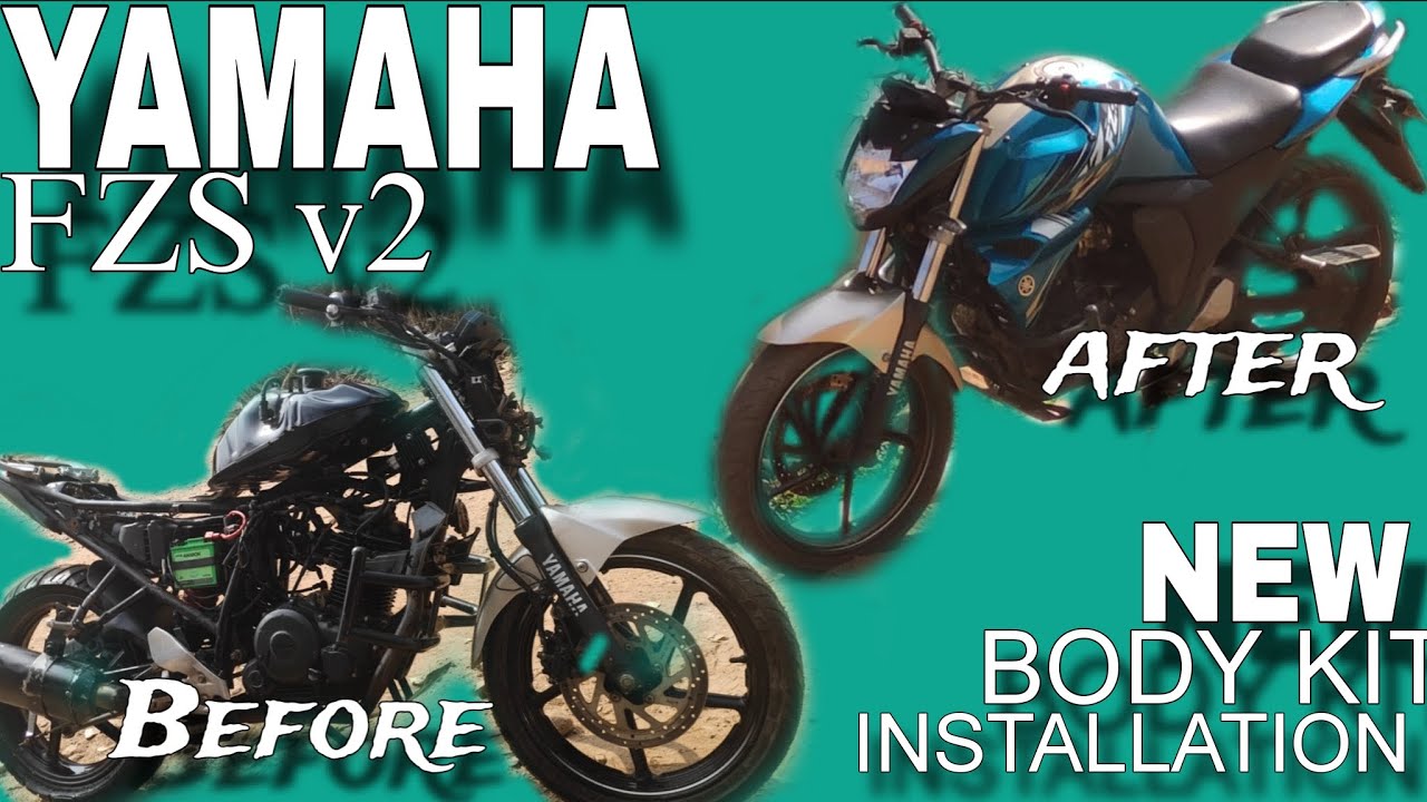 FZ-S v2 FULL RESTORATION |PART 1| |NEW BODY KIT INSTALLATION| |ft@NoCopyrightSounds   @why_4legal 
