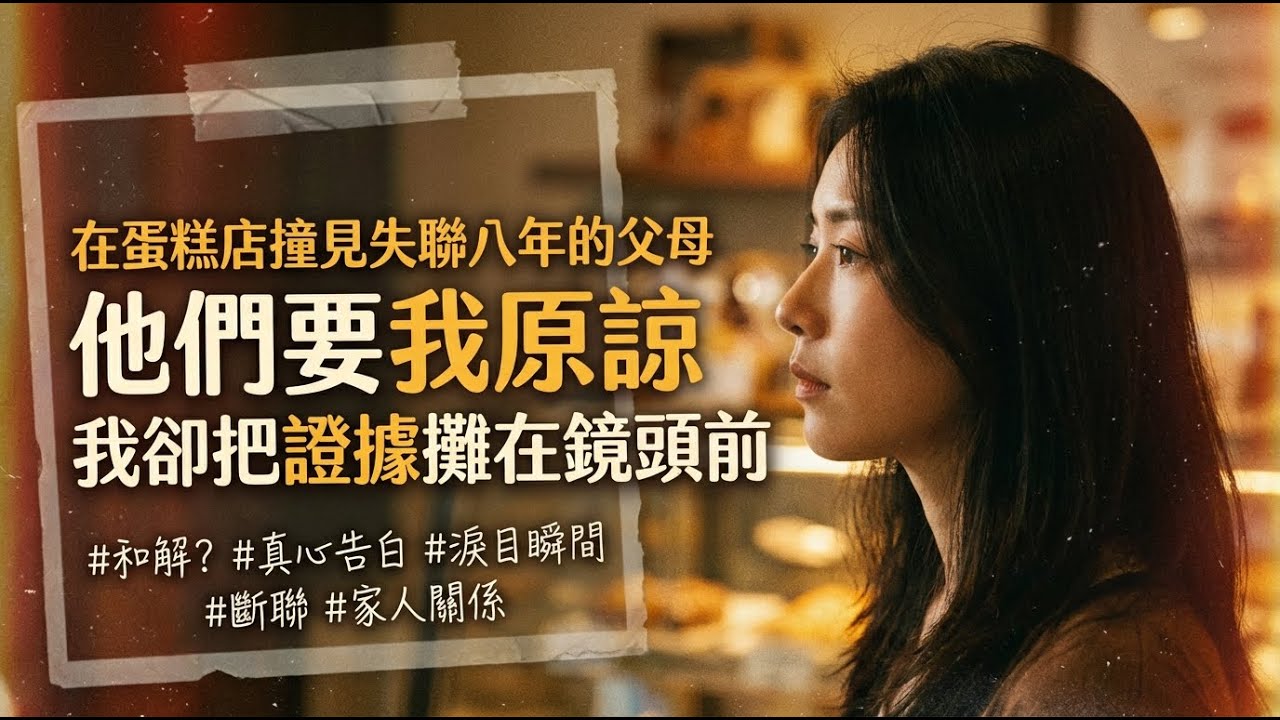 在蛋糕店撞見失聯八年的父母：他們要我原諒，我卻把證據攤在鏡頭前