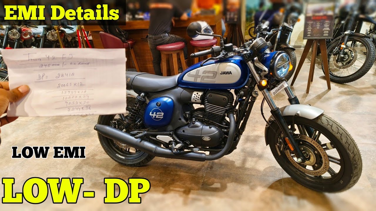 New Jawa 42 Fj Bs6 2024 Model Bike Price | 💰 Loan Details🔥EMI | Finance Detail | Down Payment