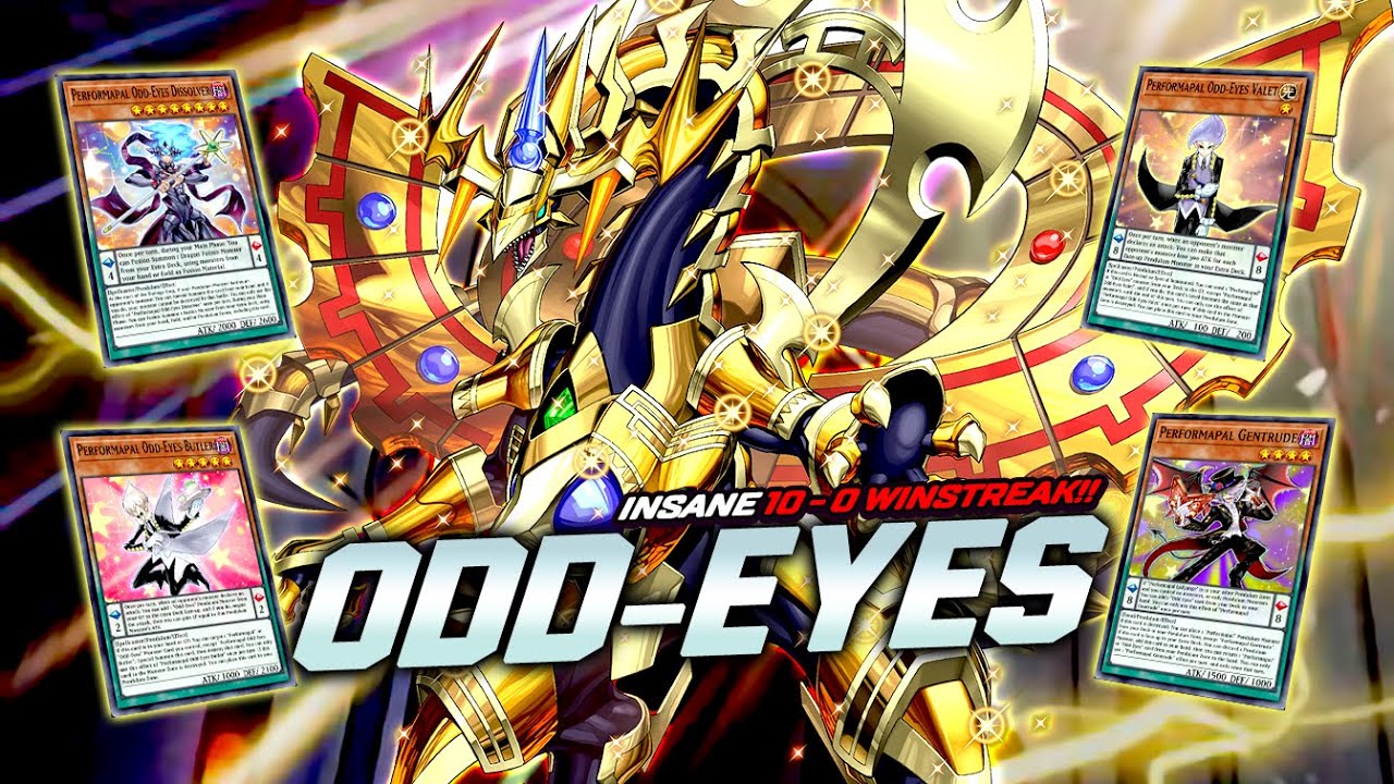 NEW COMPETITIVE ODD EYES DECK SUPPORT - INSANE 10-0 DUELS!! [Master Duel]
