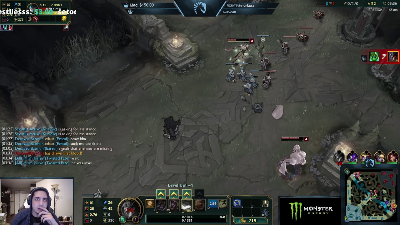 IWillDominate clapped by invisible Zac Gank