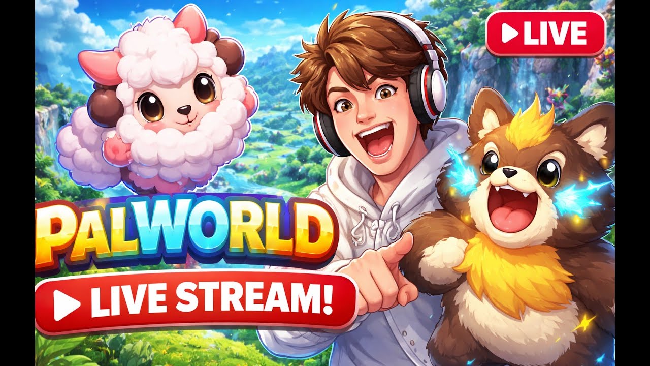 PALWORLD LIVE | DAY 3 | LETS CATCH SOME PALS | BOSS FIGHT