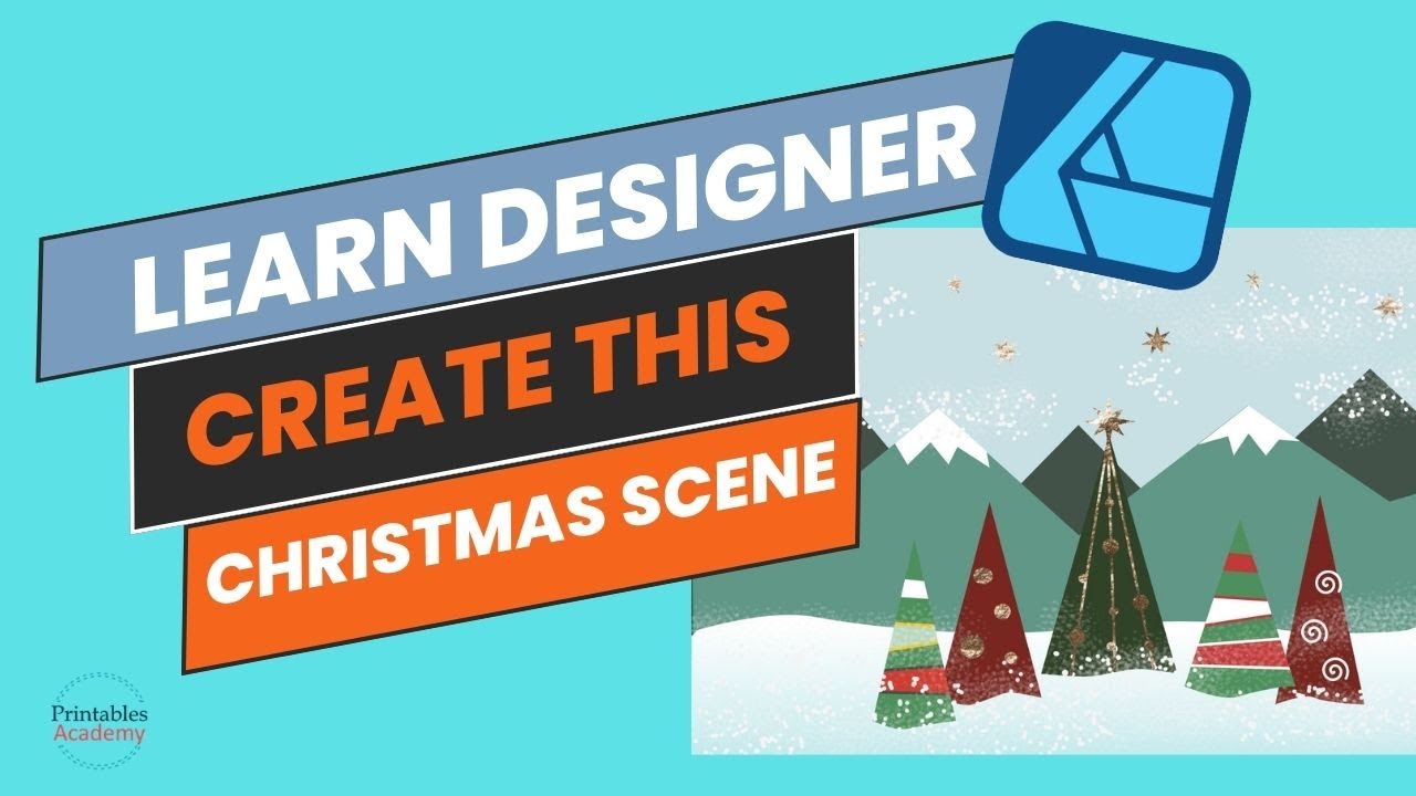 Узнайте, как Affinity Designer создает эту рождественскую сцену
