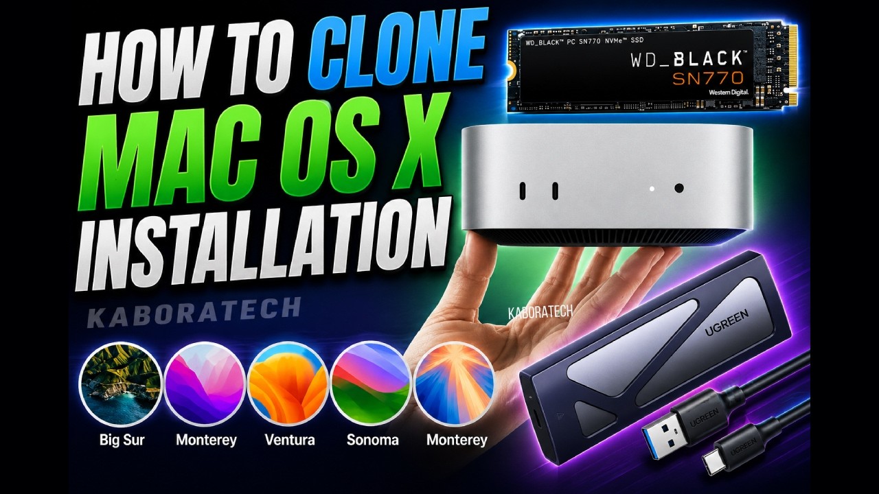 How to Clone Mac OS X install