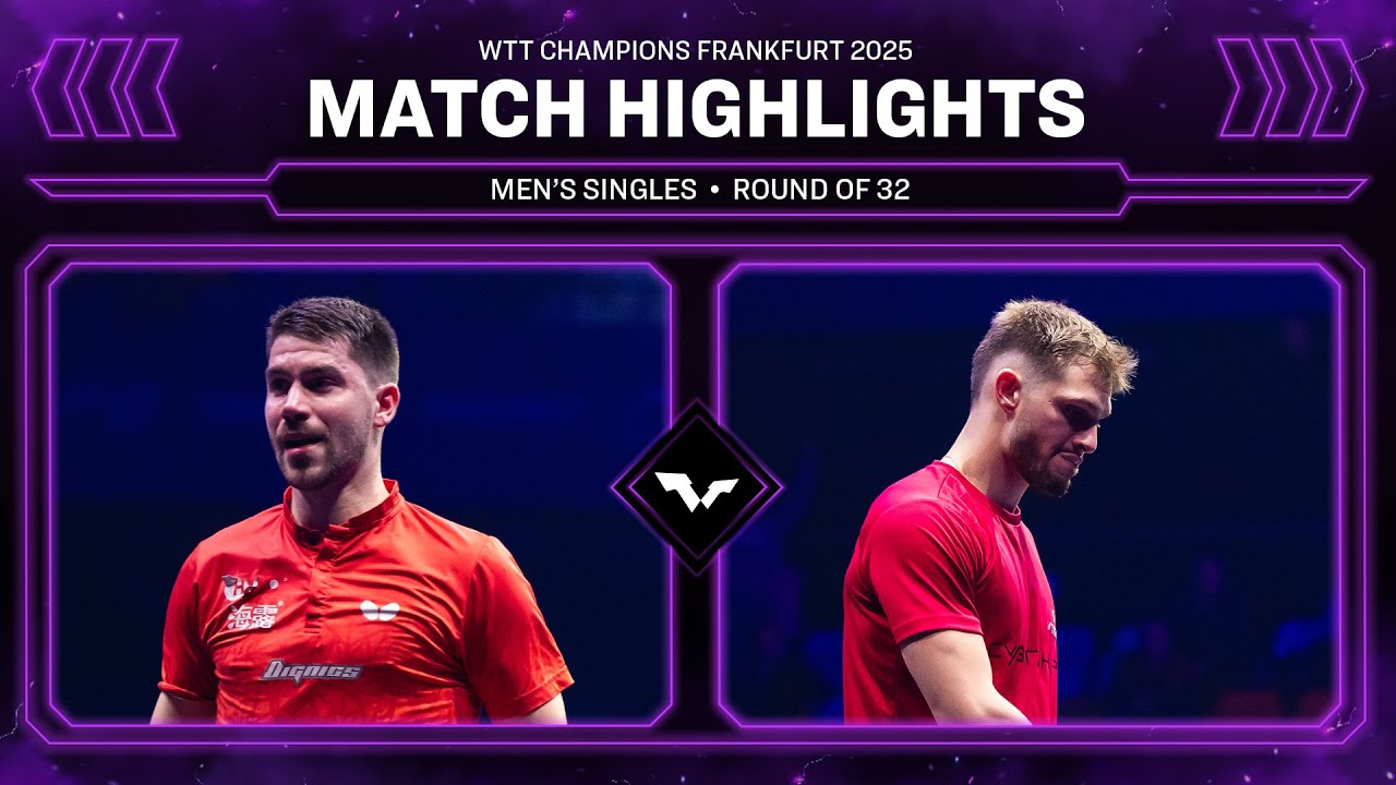 Patrick Franziska vs Lilian Bardet | MS R32 | #WTTFrankfurt 2025