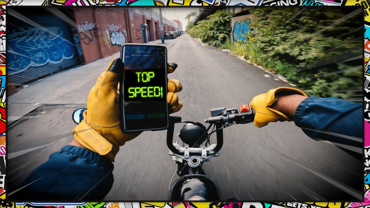 Top Speed Run! - Built Tomos A55 70cc