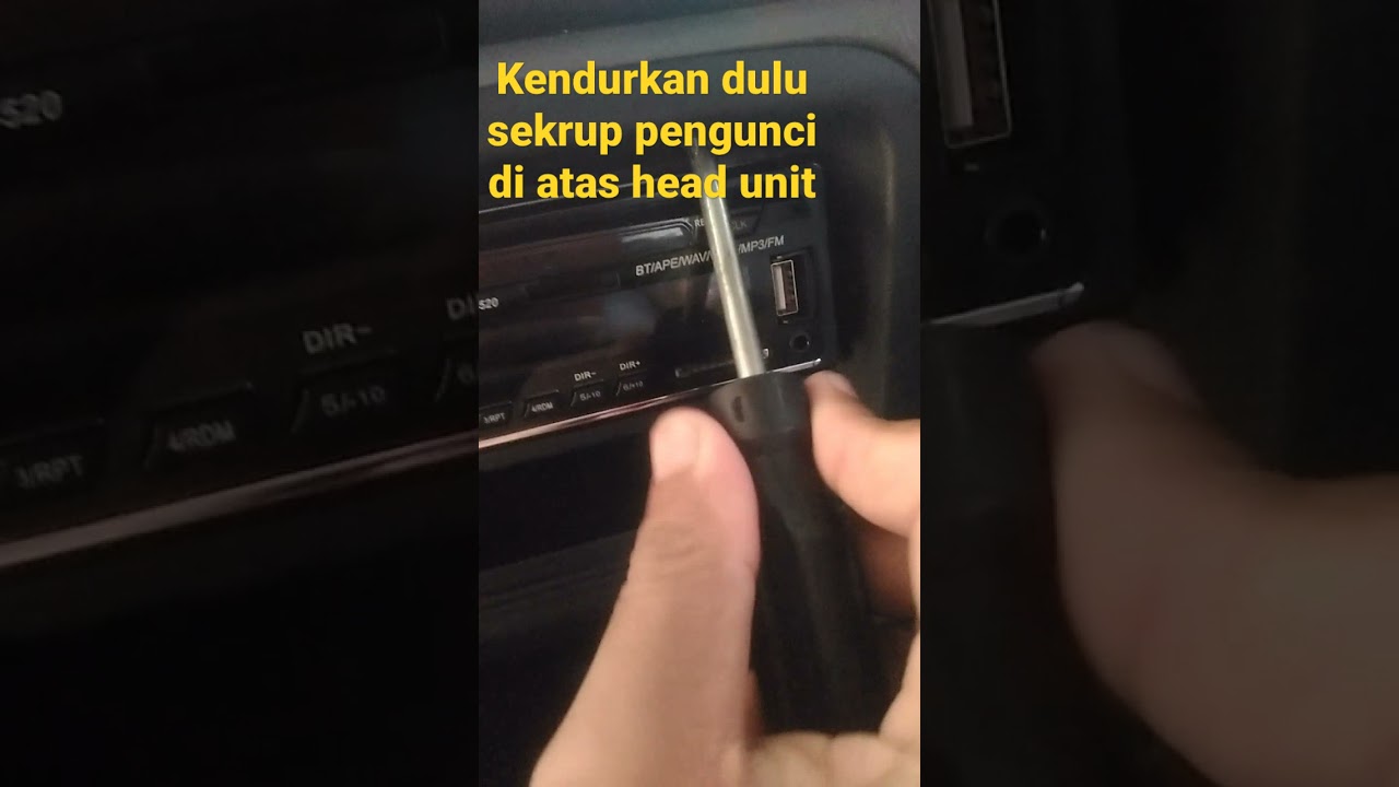 Termudah!!! cara melepas head unit karimun kotak #shorts