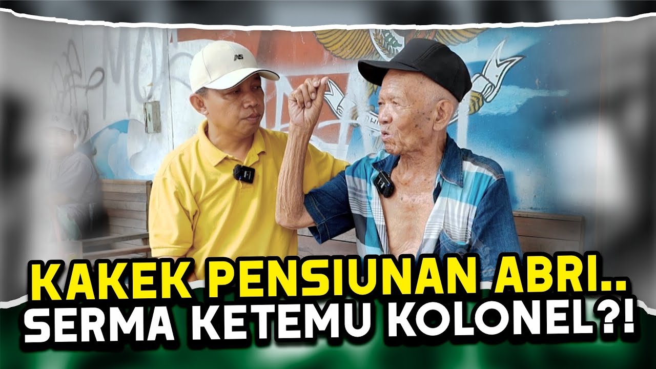 KASIHAN SEKALI YA ❗️🥹❗️KAKEK TUA PENSIUNAN TENTARA MENAHAN SAKIT KAKINYA