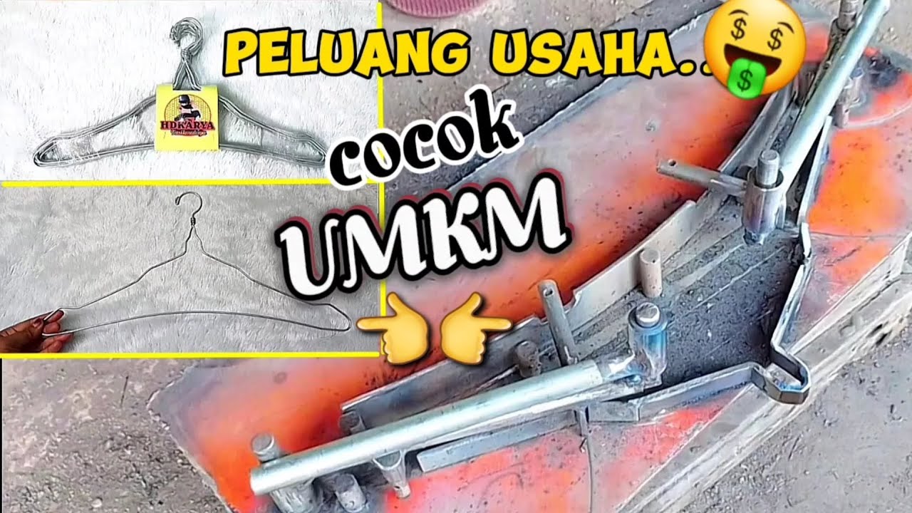 begini cara buat alat cetakan hanger gantungan baju versi HDkarya