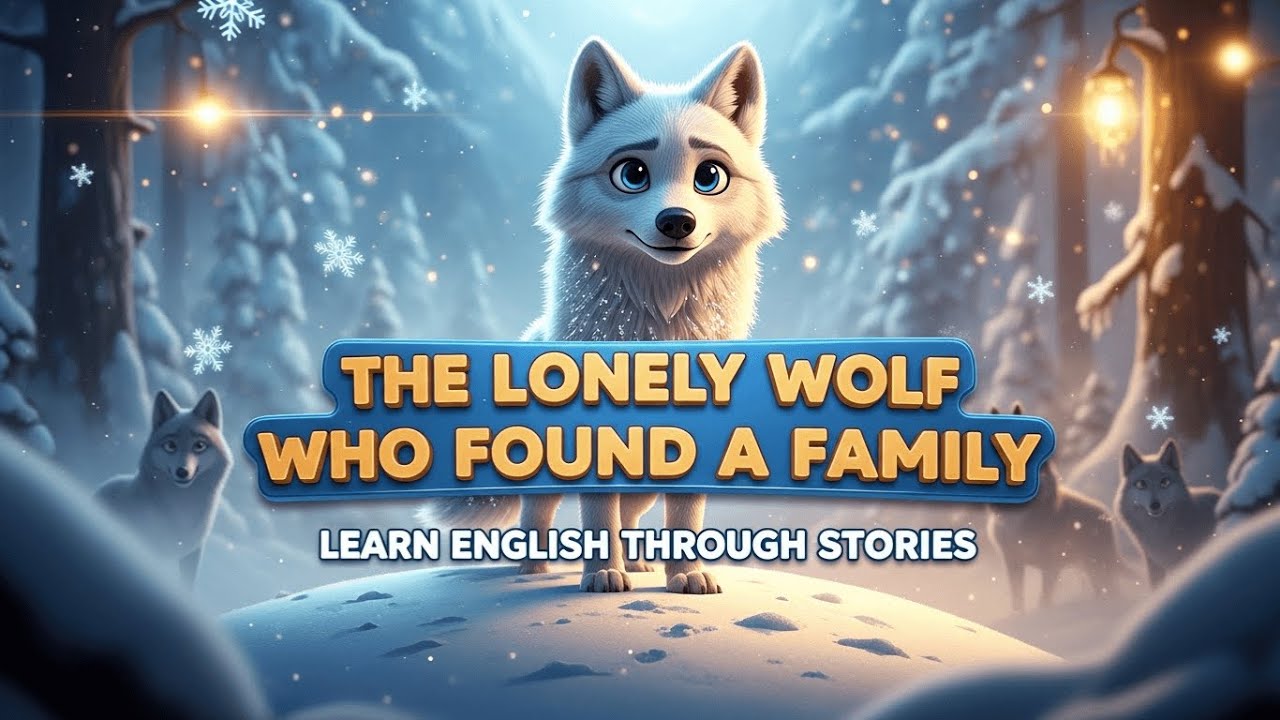 You Won’t Believe What Happened to the Lonely Wolf! 🐺 | Learn English Through Stories
