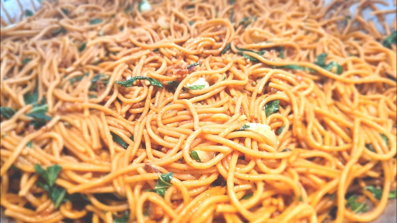 🇸🇷 Surinaamse Bami met Paksoi recept (spaghetti)|Surinamese Noodles with pak choi recipe|