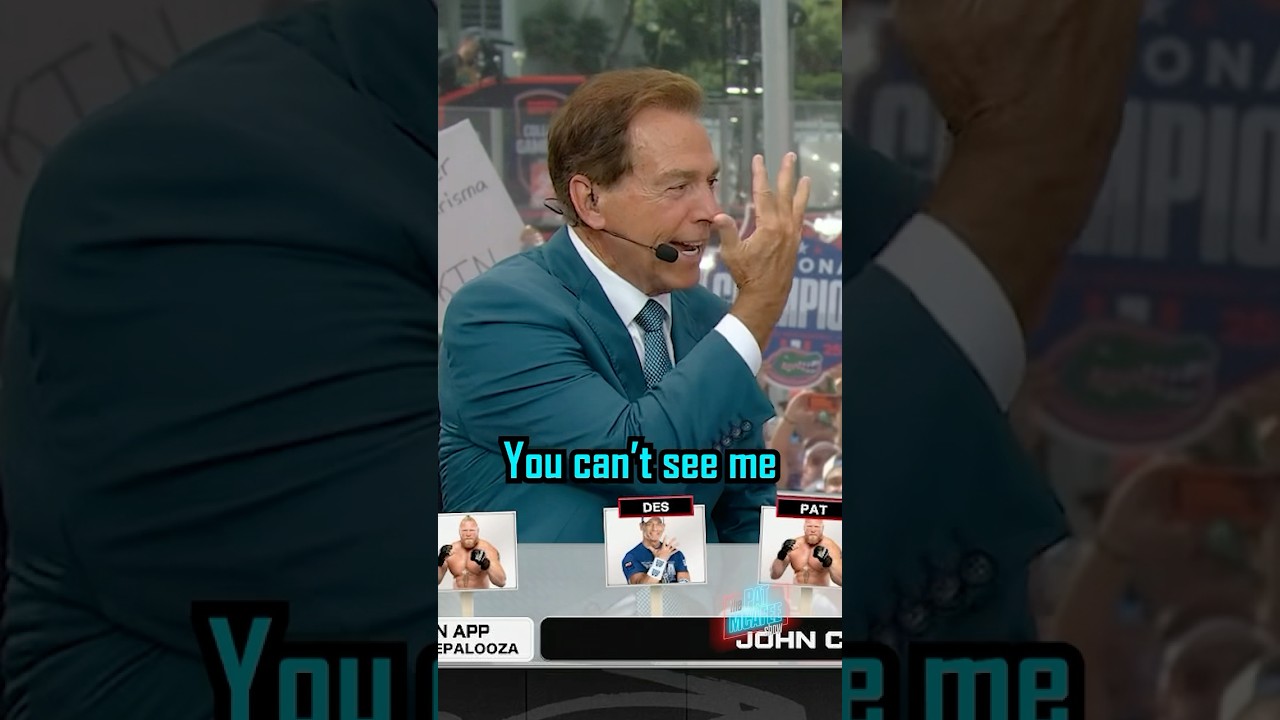 &ldquo;YOU CANT SEE ME&rdquo; - Coach Saban 😂😂