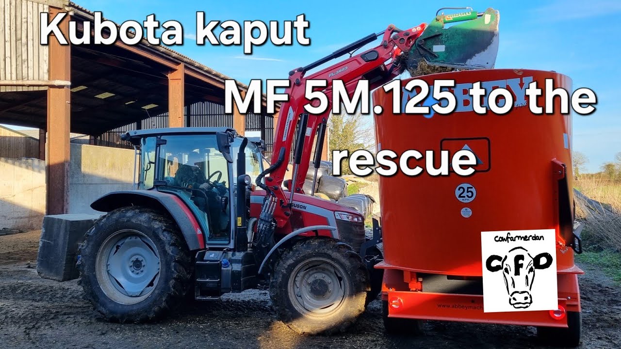 Прибыл новый трактор. Massey Ferguson 5M.125