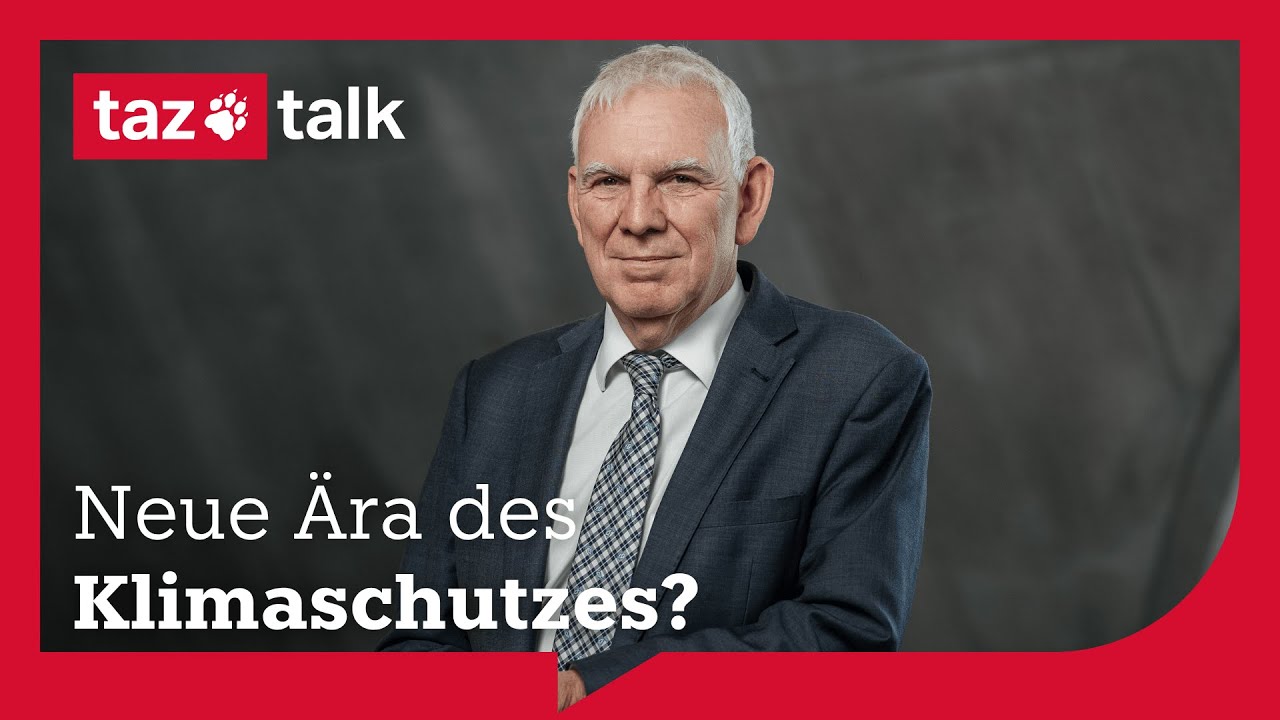 Eine neue &Auml;ra des Klimaschutzes? &ndash; Jochen Flasbarth im taz Talk