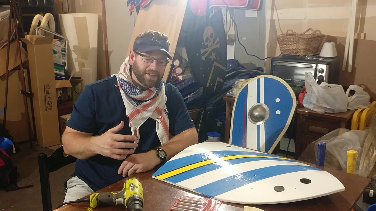 Rawhide edging on Heater Shield: What you need.