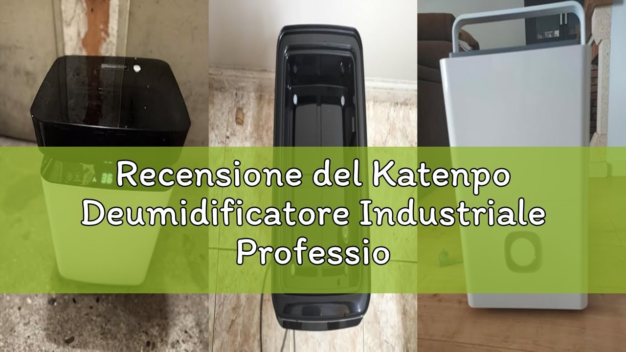 Recensione del Katenpo Deumidificatore Industriale Professionale Elettrico: 80L/24h per Grandi Ambie