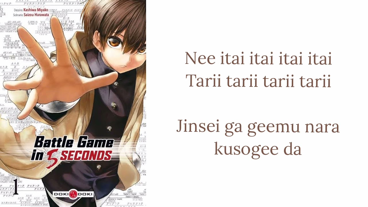 Deatte 5-Byou de Battle- Ending Theme Full [ Make Event Jikkyou Play ] Romaji Lyrics