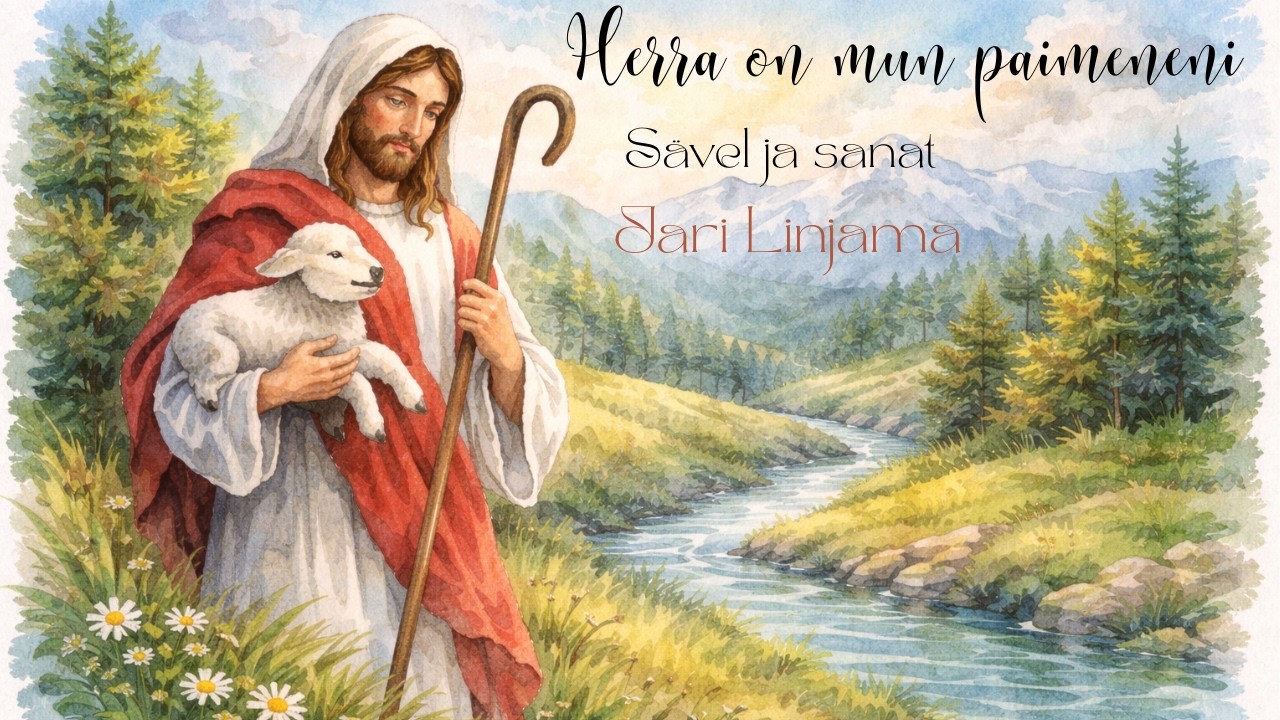 Herra on mun paimeneni, psalmi 23; yksinlaulu