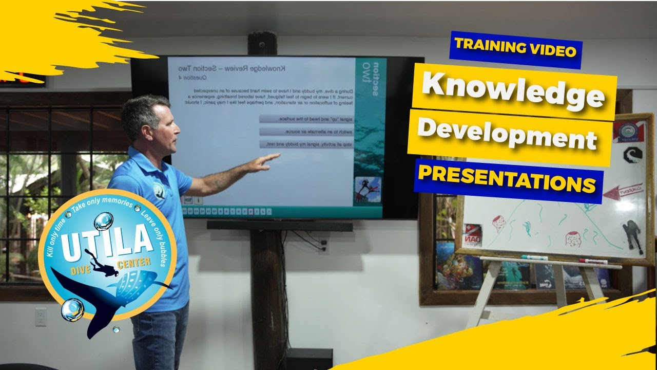 PADI Instructor Development Course - Mastering Knowledge Development Presentations - Training Video