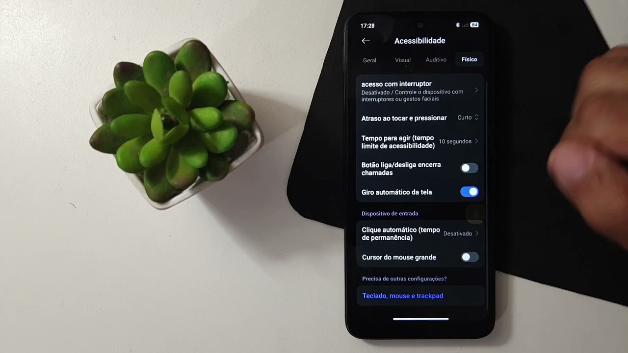Como ativar ou desativar o giro automático da tela no Xiaomi 15