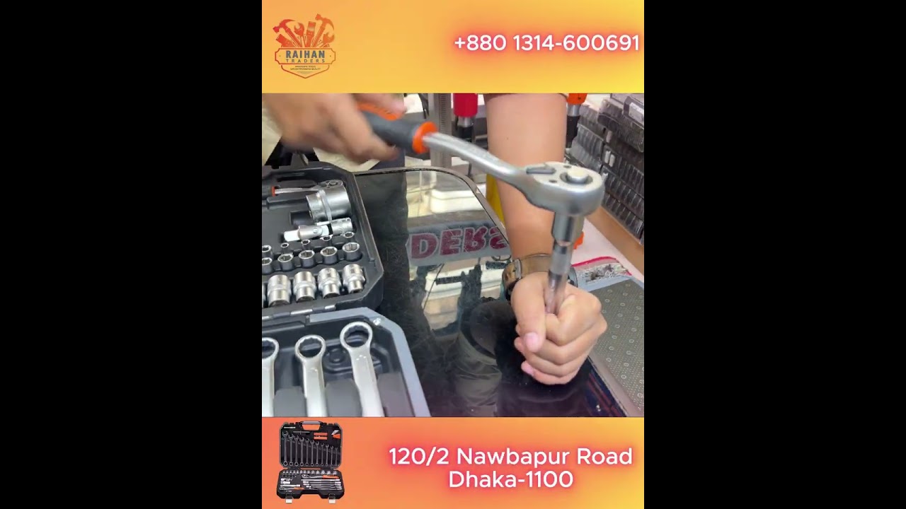 Harden Socket Set Price in Dhaka Bangladesh / Guti and Socket Set with Wrenches / Raihan Traders