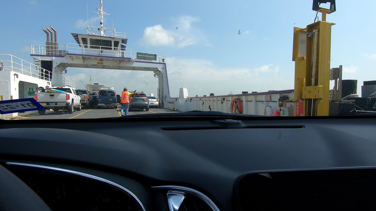I took the Ferry to Aransas Pass and ended up in Corpus Christi, Texas