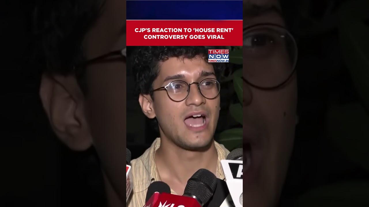 CJP's Reaction To 'House Rent' Controversy Goes Viral, Watch Fresh Remarks #shorts