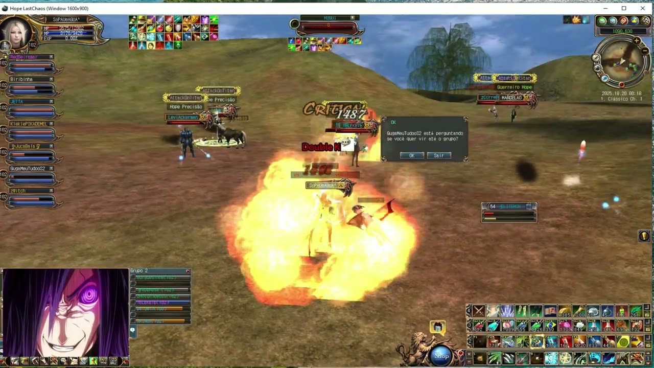 Hope LastChaos - PVP Insano DG e UPHIR Saida de JUNO