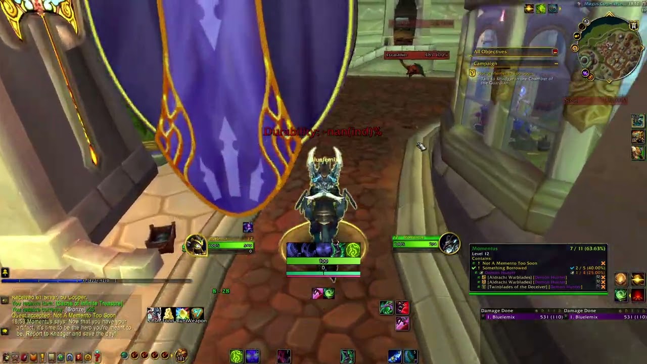 WoW War Within - Legion Remix Patch 11.2.5 Задание: Не слишком ли скоро напоминание?