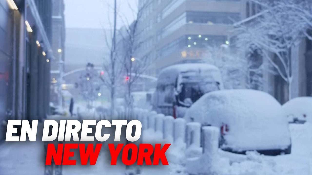 EN DIRECTO I Fuertes nevadas en Nueva York, en vivo