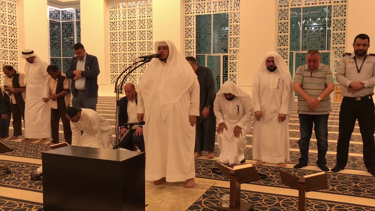 شرفنا و أسعدنا الشيخ الحبيب صالح الأنصاري بزيارته و إمامته بنا في صلاة العشاء 7 جمادى الأولى 1439هـ