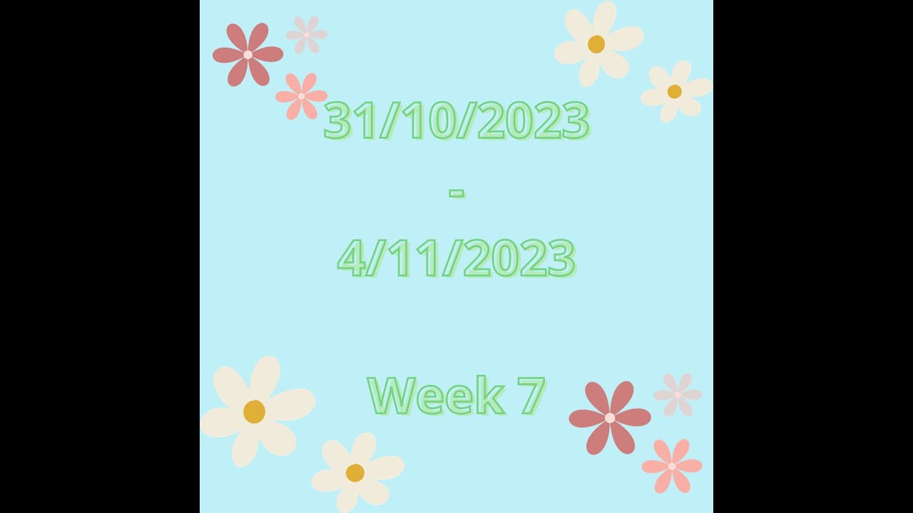 San Diego Week 7: 31/10/2023 - 4/11/2023