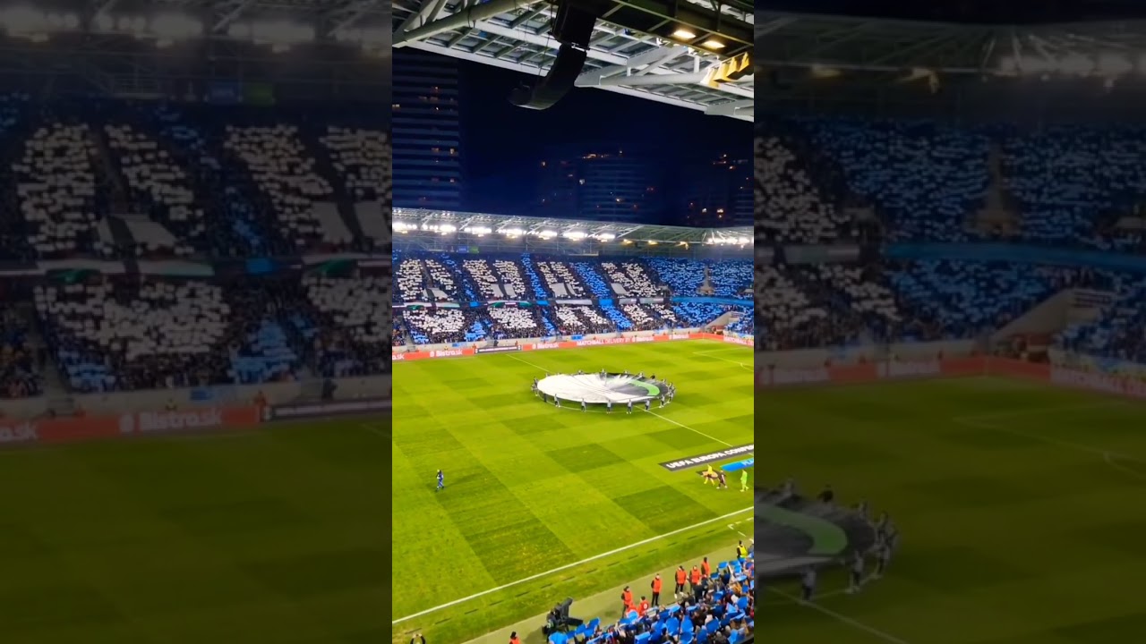 Choreo Slovan Bratislava Fans Against FC Basel #slovan#bratislava#slovanbratislava#fcbasel#slovakia