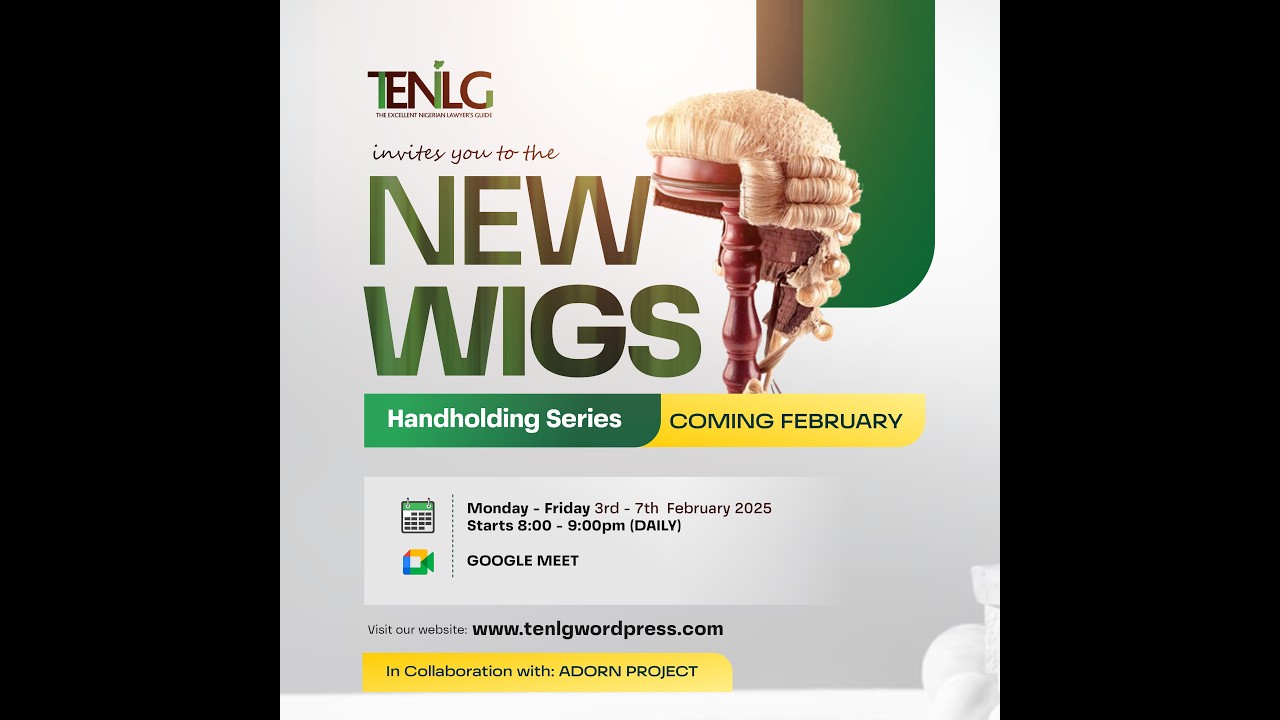 New Wigs Handholding Session 2025 (Day 5)- Emmanuel Ademu-Eteh and David Udioko