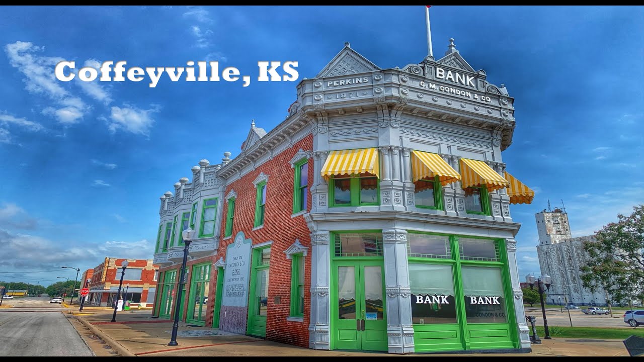 Coffeyville, KS: Wandering Walks of Wonder Slow TV Walking Tour 4K