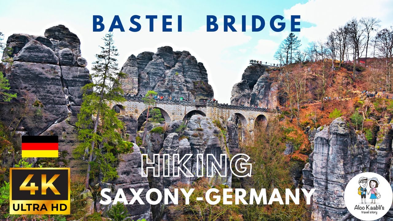 Hiking The Bastei Bridge | Neurathen Castle | Saxon National Park | Saxony | Germany | 4K | UltraHD