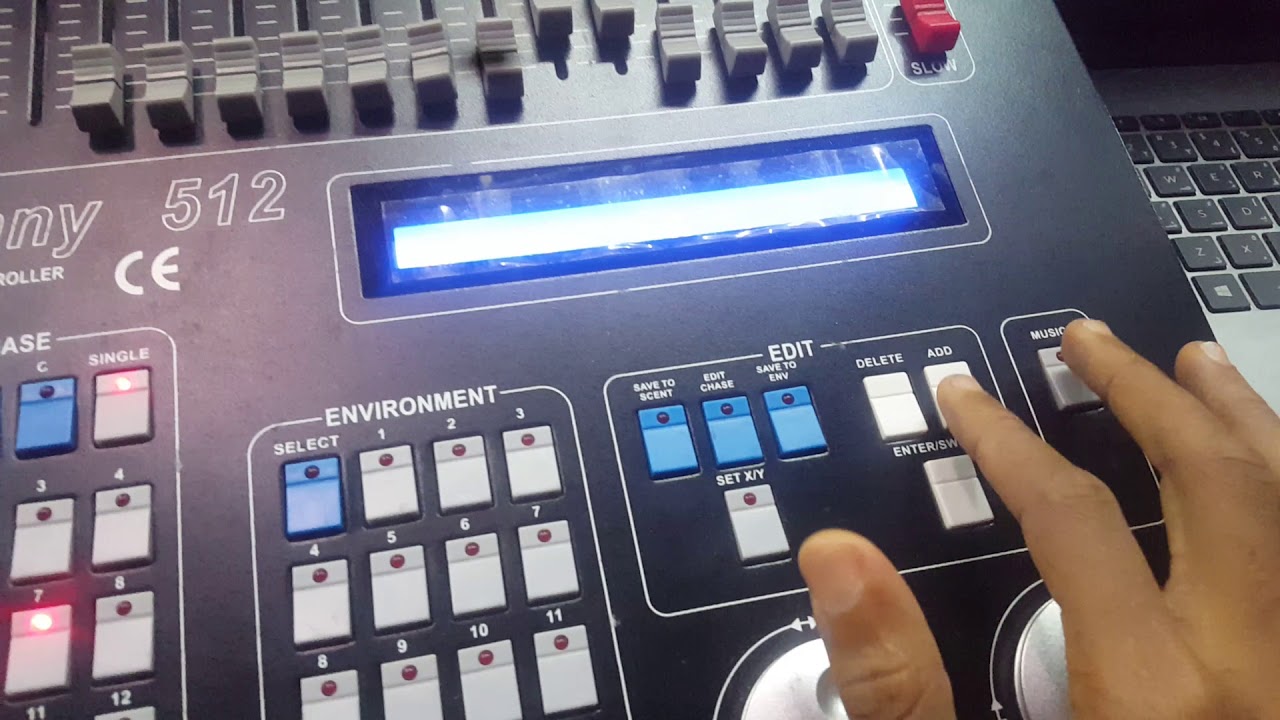 Sunny 512 dmx console tutorial 2