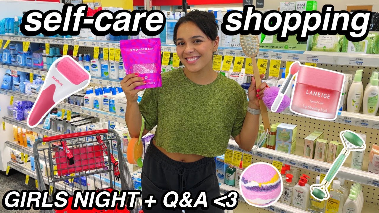 shopping for self care + hygiene essentials