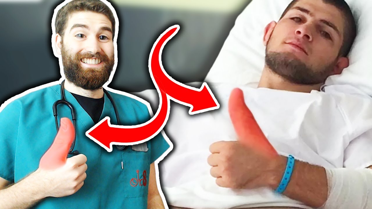 Doctor Explains EVERY Khabib Nurmagomedov Injury (In 5 Minutes)