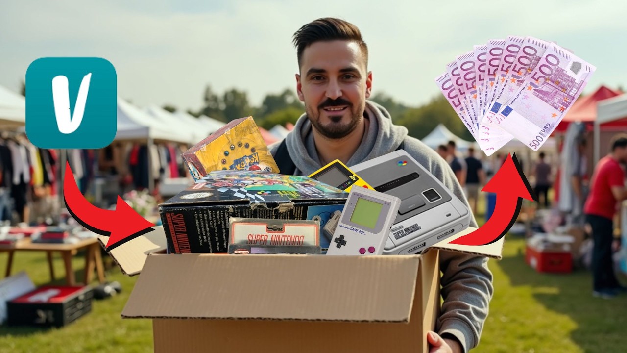 GAMECUBE, MSX & PINS COLLECTORS : MA MEILLEURE MATINÉE DE VIDE GRENIER ? 🕹️😱