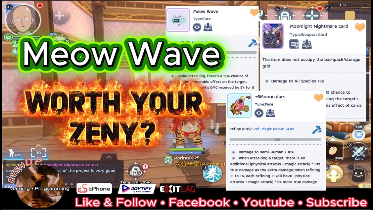 Ragnarok M Classic: Meow Wave Damage Test - Worth Your Money?