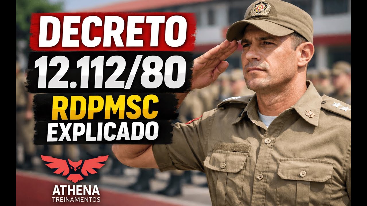 DECRETO Nº 12.112, DE 16 DE SETEMBRO DE 1980 - Regulamento Disciplinar dos Militares de SC - Parte I